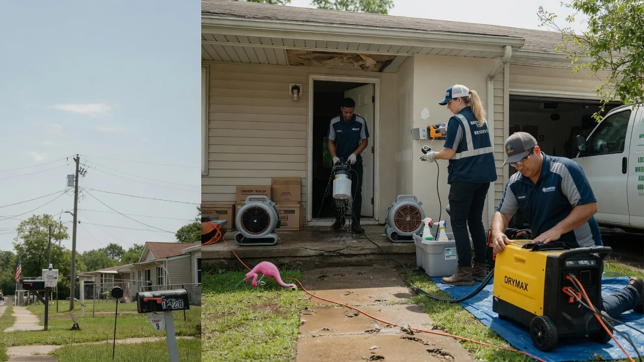Storm Damage Water Removal in Tonganoxie, KS near me